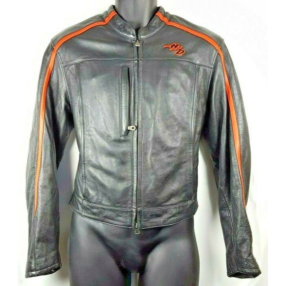 Harley Davidson Leather Jacket Womens Size L